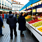 행동경제학적 요소가 마케팅 ROI에 미치는 영향 - Psychological Pricing**

A bustling Portuguese marketplace with vendors displaying prices ending in ...