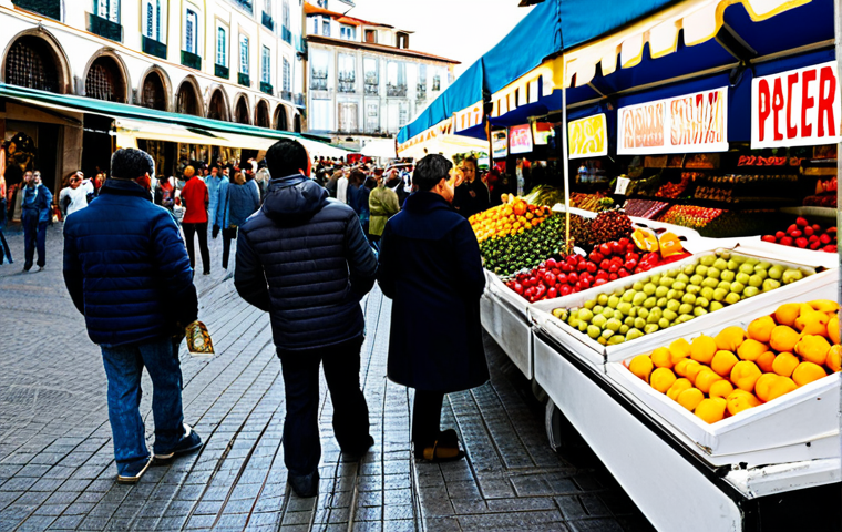 행동경제학적 요소가 마케팅 ROI에 미치는 영향 - Psychological Pricing**

A bustling Portuguese marketplace with vendors displaying prices ending in ...