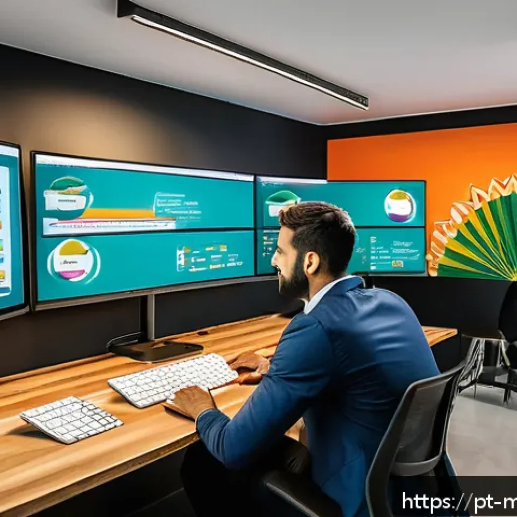 행동경제학 원리를 적용한 마케팅 전략 - A vibrant digital marketing office scene in São Paulo, Brazil, showing a diverse team of young profe...